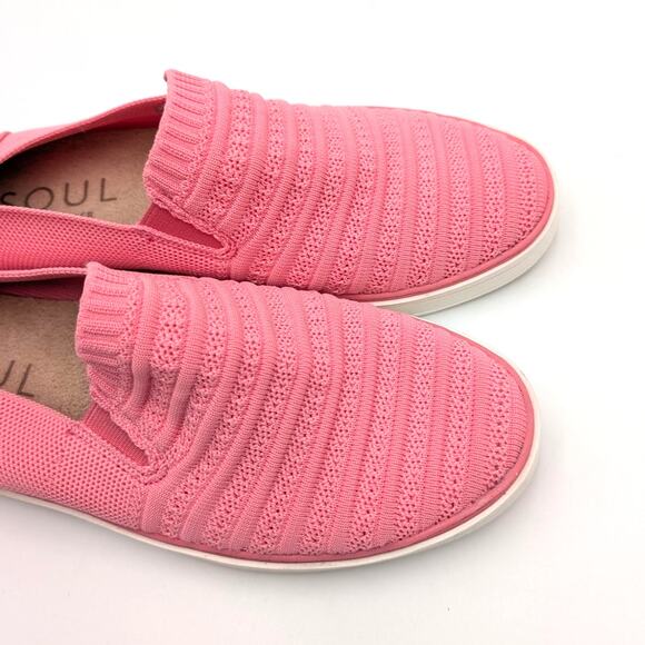 Soul Naturalizer Kemper Knit Slip-On Sneaker Shoes Women's Pink Size US7W EU37 - Picture 12 of 12